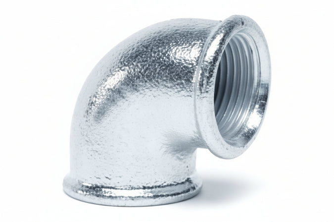 Gomito 90 ° Femmina Femmina In Ghisa Ff 1 1/2