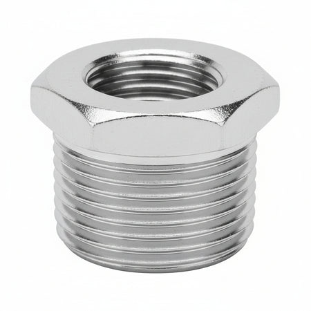 Riduzione Esagonale Ghisa Zincata- - M 1/2 F 3/8 - 10 Pezzi