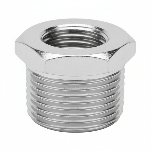 Riduzione Esagonale Ghisa Zincata- - M 1/2 F 3/8 - 10 Pezzi