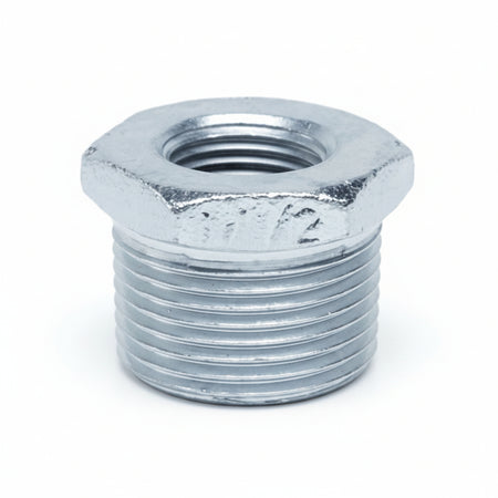 Riduzione Esagonale Ghisa Zincata- - M 1 F 1/2 - 10 Pezzi