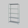 Scaffale Componibile In Kit 'Unishelf 100X40 Cm - Angolari Interni 1 Mt - Pro. Metal