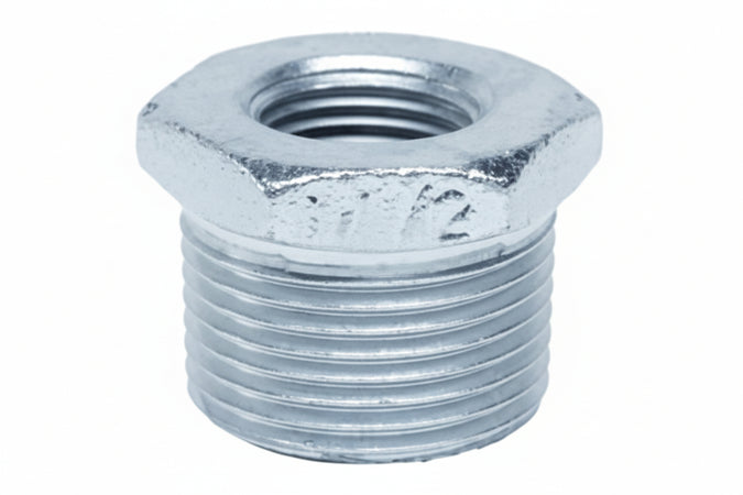 Riduzione Esagonale Ghisa Zincata- - M 2 F 1 1/4 - 10 Pezzi