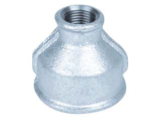 Manicotto Ridotto Ff In Ghisa Zincata- - F 1/2 F 3/8 - 10 Pezzi