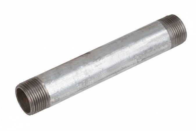 Barilotto Maschio Acciaio Zincato- - M 3/8 X Mm.150 - 10 Pezzi