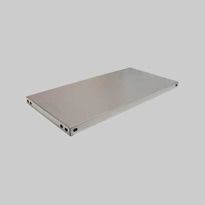 Ripiano Unificato 50X100 Cm (2 Rinforzi) - Portata 190 Kg - 5 Pezzi- Pro. Metal