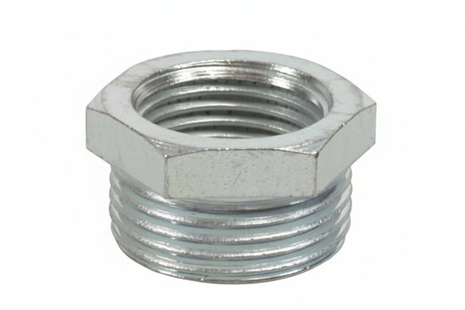 Riduzione Esagonale Acciaio Zincato- - F 3/8 M 1/2 - 10 Pezzi