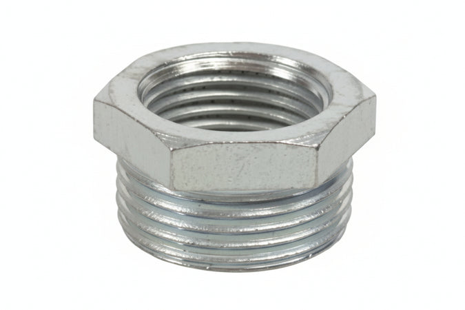 Riduzione Esagonale Acciaio Zincato- - F 3/4 M 3/8 - 10 Pezzi