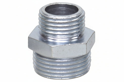 Niples Esagonale Ridotta Acciaio Zincato- - M 1/2 M 3/4 - 10 Pezzi