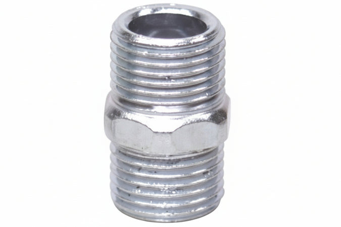 Niples Esagonale Acciaio Zincato- - M 1/2 - 10 Pezzi