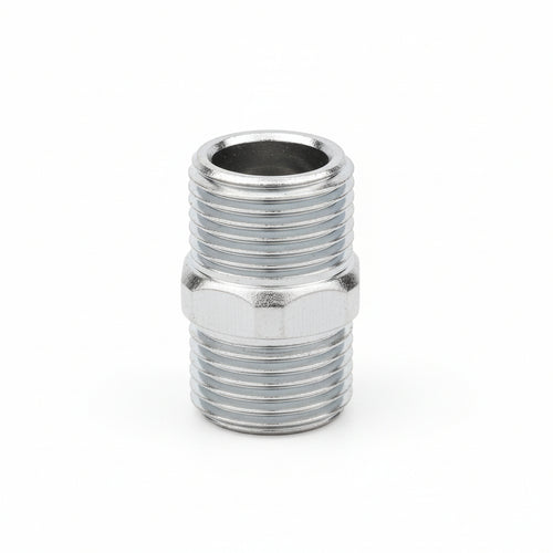 Niples Esagonale Acciaio Zincato- - M 1 - 10 Pezzi