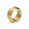 Ghiera Di Riduzione Ottone Lucido- - F 3/8 M 1/2 - 25 Pezzi