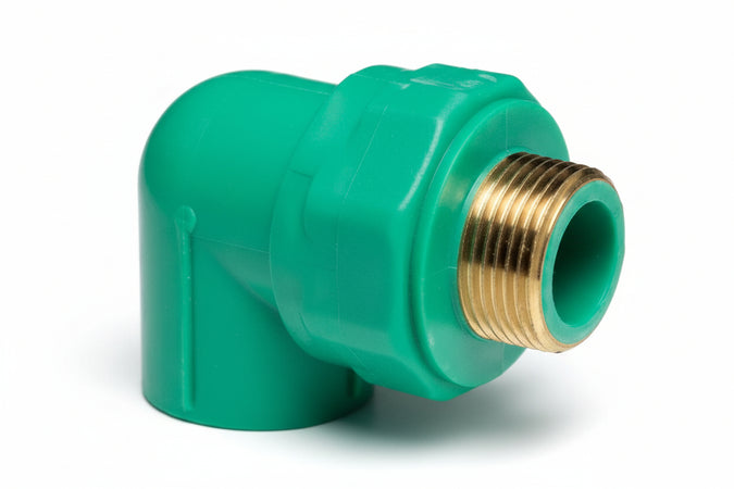 Curva 90 ° Filettata Maschio In Ppr Pn25- - M Ee ¸ Mm.25X3/4 - 5 Pezzi Atp