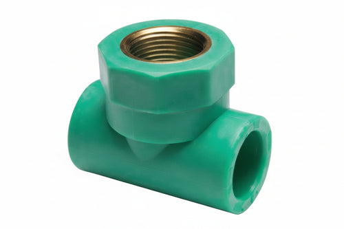 Raccordo A T Filettata Femmina In Ppr Pn25- - F Ø Mm.25X3/4X25 - 5 Pezzi Atp