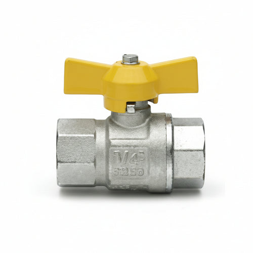 Valvola A Sfera Gas F/F Con Maniglia A T London Art.068- - Ff 1/2 - 2 Pezzi Itap