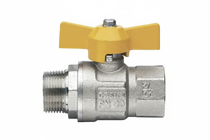 Valvola A Sfera Gas M/F Con Maniglia A T London Art.069- - Mf 3/4 - 2 Pezzi Itap