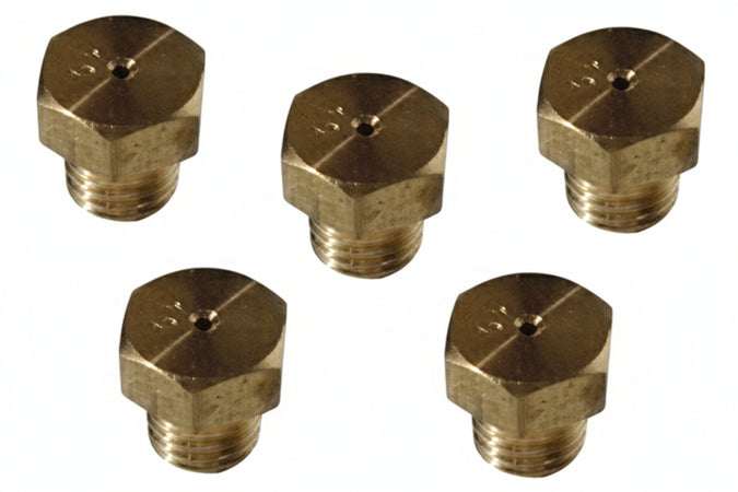 Kit 5 Pezzi Ugelli Per Cucina Gas Metano Ø 6 Mb- - Per Cucina Gpl - 1 Blister