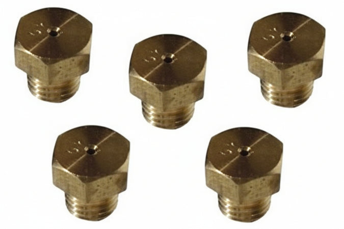 Kit 5 Pezzi Ugelli Per Cucina Gas Metano Ø 6 Mb- - Per Cucina A Metano - 1 Blister