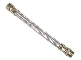 Flessibile Inox M3/8 - F3/8- - M 3/8 F 3/8 Cm.15 - 10 Pezzi Aglaia