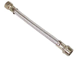 Flessibile Inox M1/2 - F3/8- - M 1/2 F 3/8 Cm.20 - 10 Pezzi Aglaia