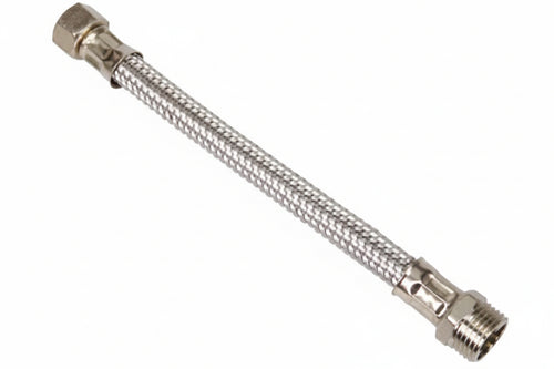 Flessibile Inox M1/2 - F3/8- - M 1/2 F 3/8 Cm.30 - 10 Pezzi Aglaia