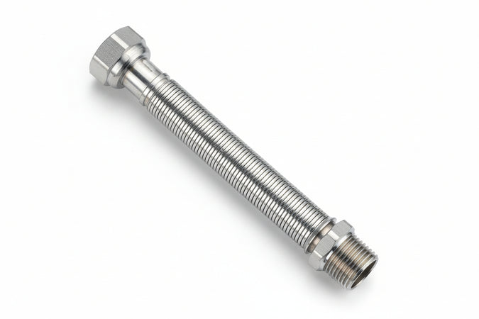 Flessibile Estensibile Per Acqua In Acciaio Inox Mf 1/2 Ø Dn 15 Mm.100/200