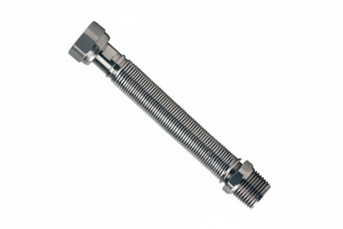 Flessibile Estensibile Per Acqua In Acciaio Inox Mf 1/2 Ø Dn 15 Mm.200/400