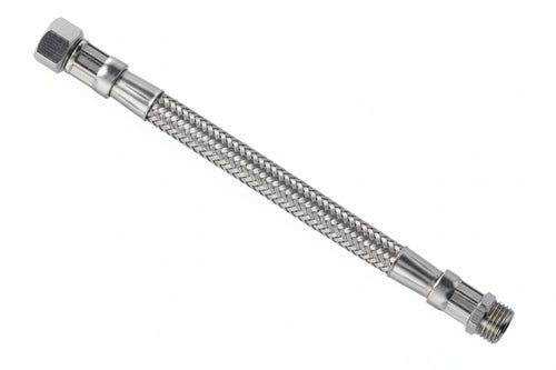 Flessibile Inox Parigi M3/8 - F3/8 Flexcore- - M 3/8 F 3/8 Cm.20 - 5 Pezzi Parigi