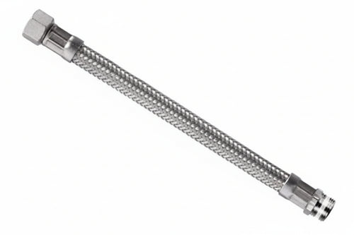 Flessibile Inox Parigi M3/8 - F3/8 Flexcore- - M 3/8 F 3/8 Cm-30 - 5 Pezzi Parigi