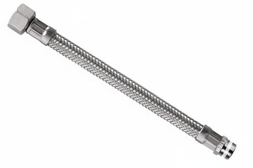 Flessibile Inox Parigi M3/8 - F1/2 Flexcore- - M 3/8 F 1/2 Cm.25 - 5 Pezzi Parigi