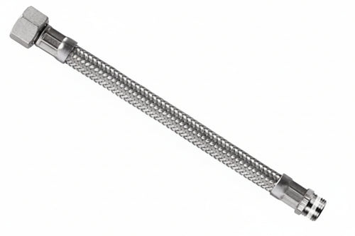Flessibile Inox Parigi M3/8 - F1/2 Flexcore- - M 3/8 F 1/2 Cm.50 - 5 Pezzi Parigi