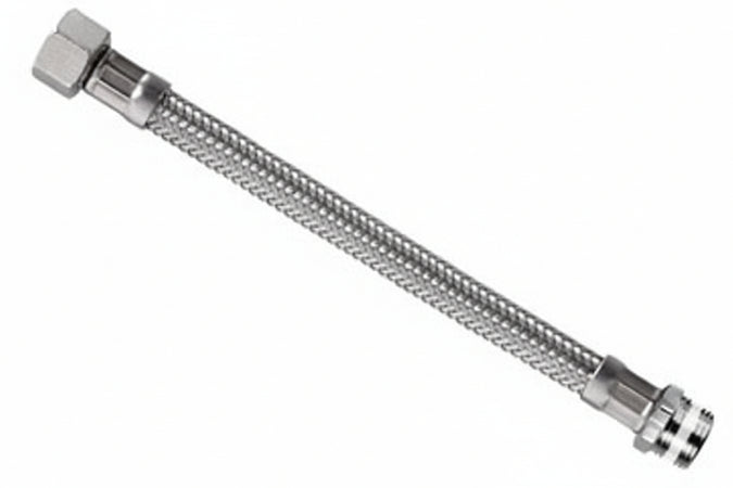 Flessibile Inox Parigi M1/2 - F1/2 Flexcore- - M 1/2 F 1/2 Cm-30 - 5 Pezzi Parigi
