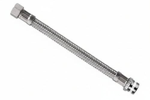 Flessibile Inox Parigi M1/2 - F3/8 Flexcore- - M 1/2 F 3/8 Cm-30 - 5 Pezzi Parigi