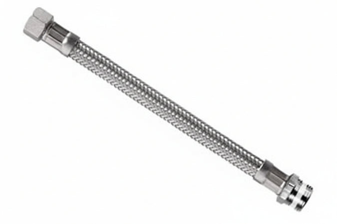 Flessibile Inox Parigi M1/2 - F3/8 Flexcore- - M 1/2 F 3/8 Cm-30 - 5 Pezzi Parigi