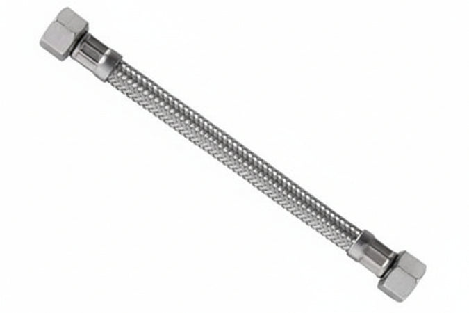 Flessibile Inox Parigi F1/2 - F1/2 Flexcore- - F 1/2 F 1/2 Cm.20 - 5 Pezzi Parigi