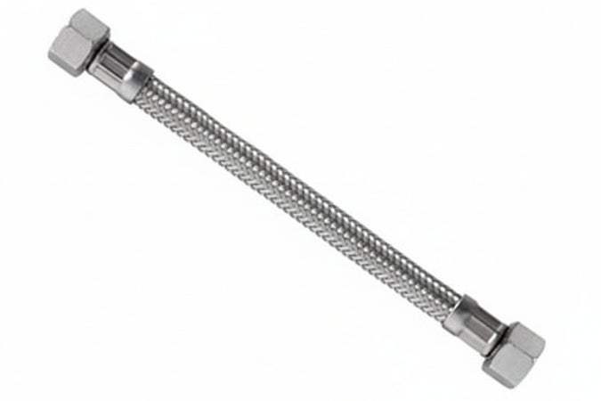 Flessibile Inox Parigi F1/2 - F1/2 Flexcore- - F 1/2 F 1/2 Cm.40 - 5 Pezzi Parigi