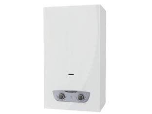 Scaldacqua Gas Gpl Camera Aperta Fast R X Lt.14, Dimensioni Mm.370X255X617H. Peso Kg.11,6 Ariston