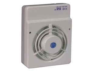 Aspiratore Elettrico Da Parete Centrifugo Automatico 20W Ø Mm.120 Di Foro Art.V12 Lux