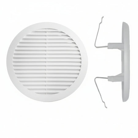 Griglia Aerazione Tonda Con Molla In Plastica- - Ø Mm.55/85 - 10 Pezzi