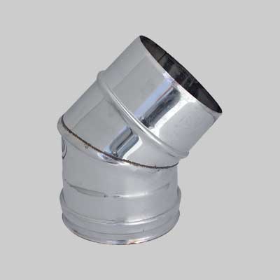 Gomito A 45 ° Per Canne Fumarie Ee ? 130 Mm
