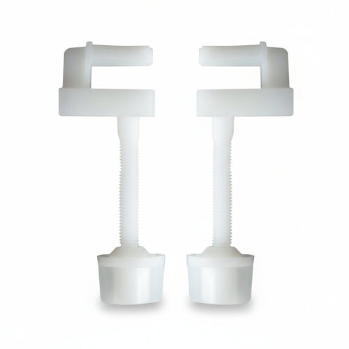 Cerniere Per Sedili Wc In Plastica Bianca - 25 Coppia