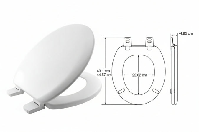 Sedile Wc Universale Poliver Proseat Coprivaso Copriwater Bemis