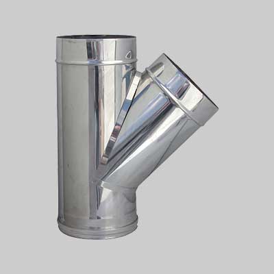 Raccordo Braga A 135 ° Per Canne Fumarie Ee ? 100 Mm