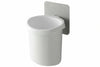 Portaspazzolino Bagno In Abs- - Mm.100X90X134 - Colore Bianco - 6 Pezzi Aglaia