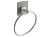 Porta Asciugamano Anello In Abs- - Mm.165X58X200 - Colore Bianco - 3 Pezzi Aglaia