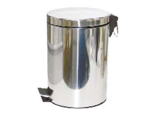 Pattumiera In Acciaio Inox Con Pedale Lt.3 Cm.16,8X25,7H. Xtra