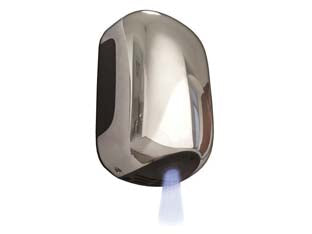 Asciugamani Elettrico Minijet In Abs Cromato 900W Cm.15,6X9,9X23,8H. Vama