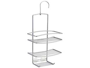 Supporto Per Doccia A 3 Piani Serie Onda Cm.18X11X38/48 Metaltex