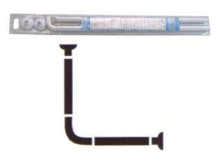 Telaio Reggitenda Ad Angolo Per Doccia- - Cm.80X80 - 1 Blister Aglaia
