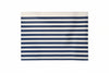Tenda Doccia Peva Bianca/Blu Striscia Cm 240X200 Aglaia