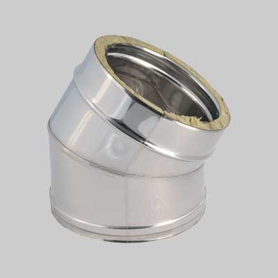 Gomito Doppia Parete A 45 ° Ee ? 130/180 Mm